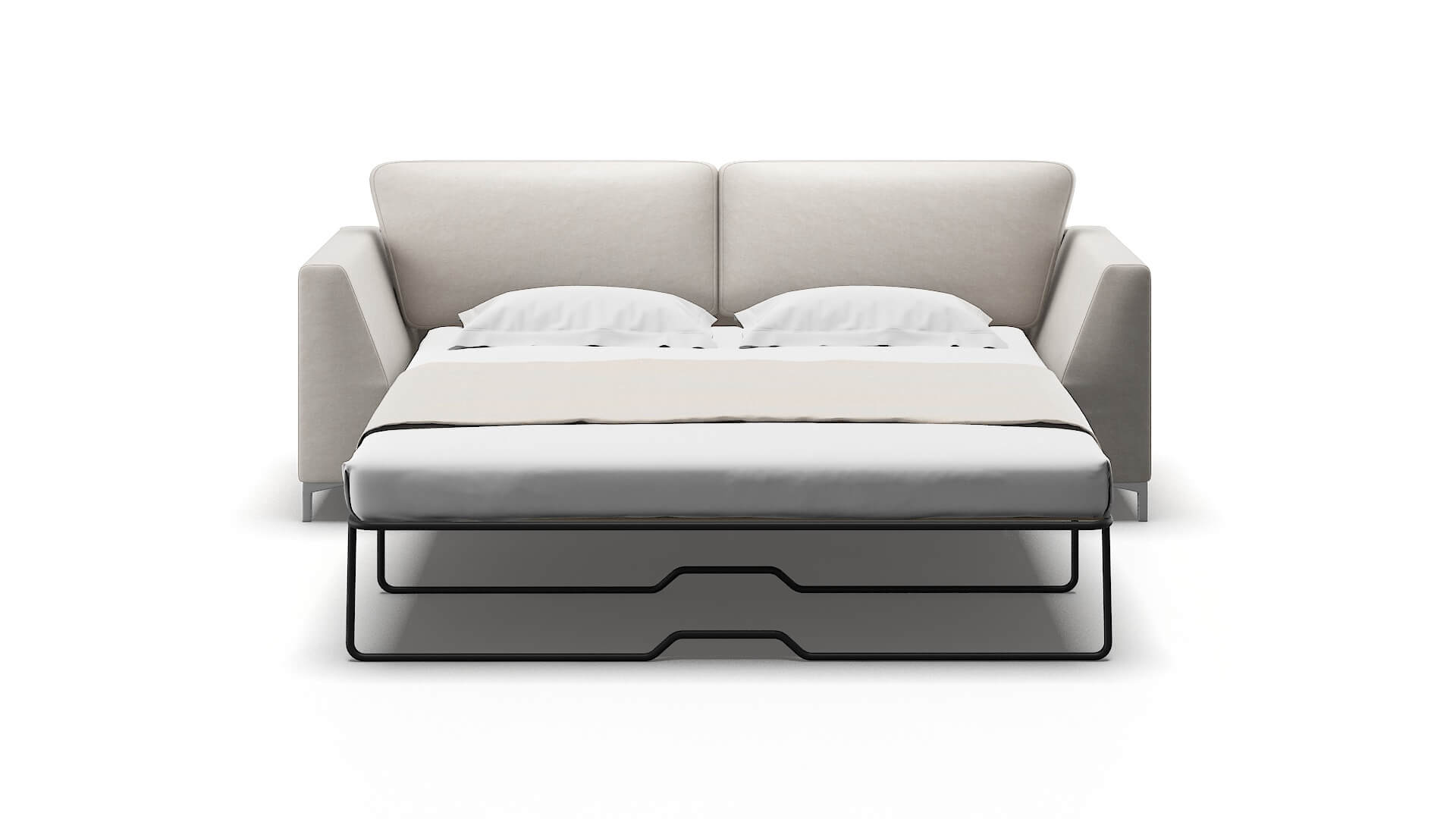 Royal Noble Grey Sofa Sleeper Espresso legs 1