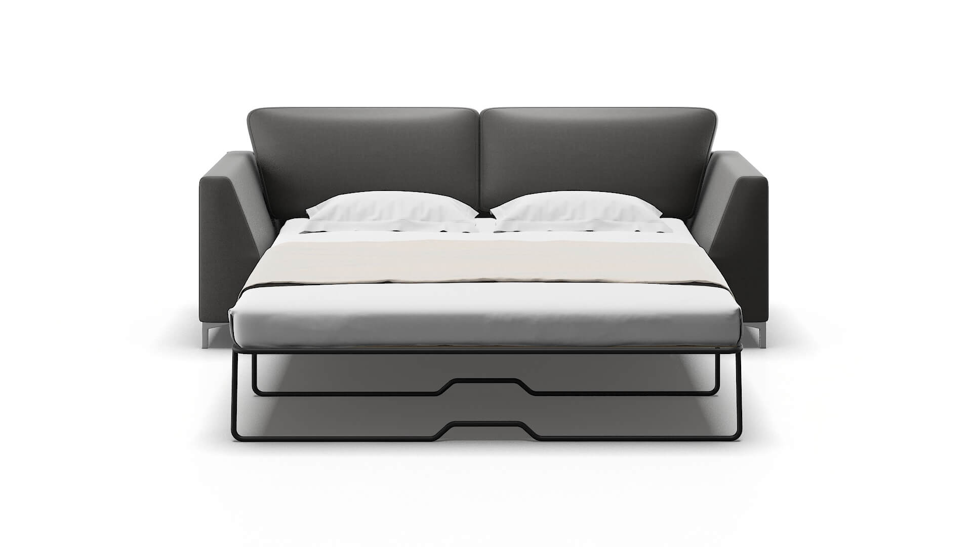 Royal Oakley Charcoal Sofa Sleeper Espresso legs 1