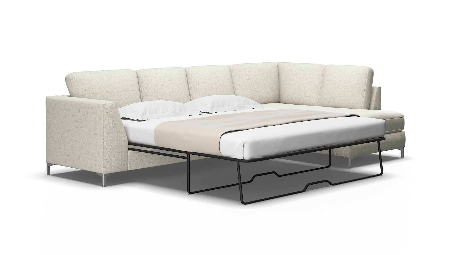 Royal Oceanside Birch Panel Sleeper Espresso legs 2