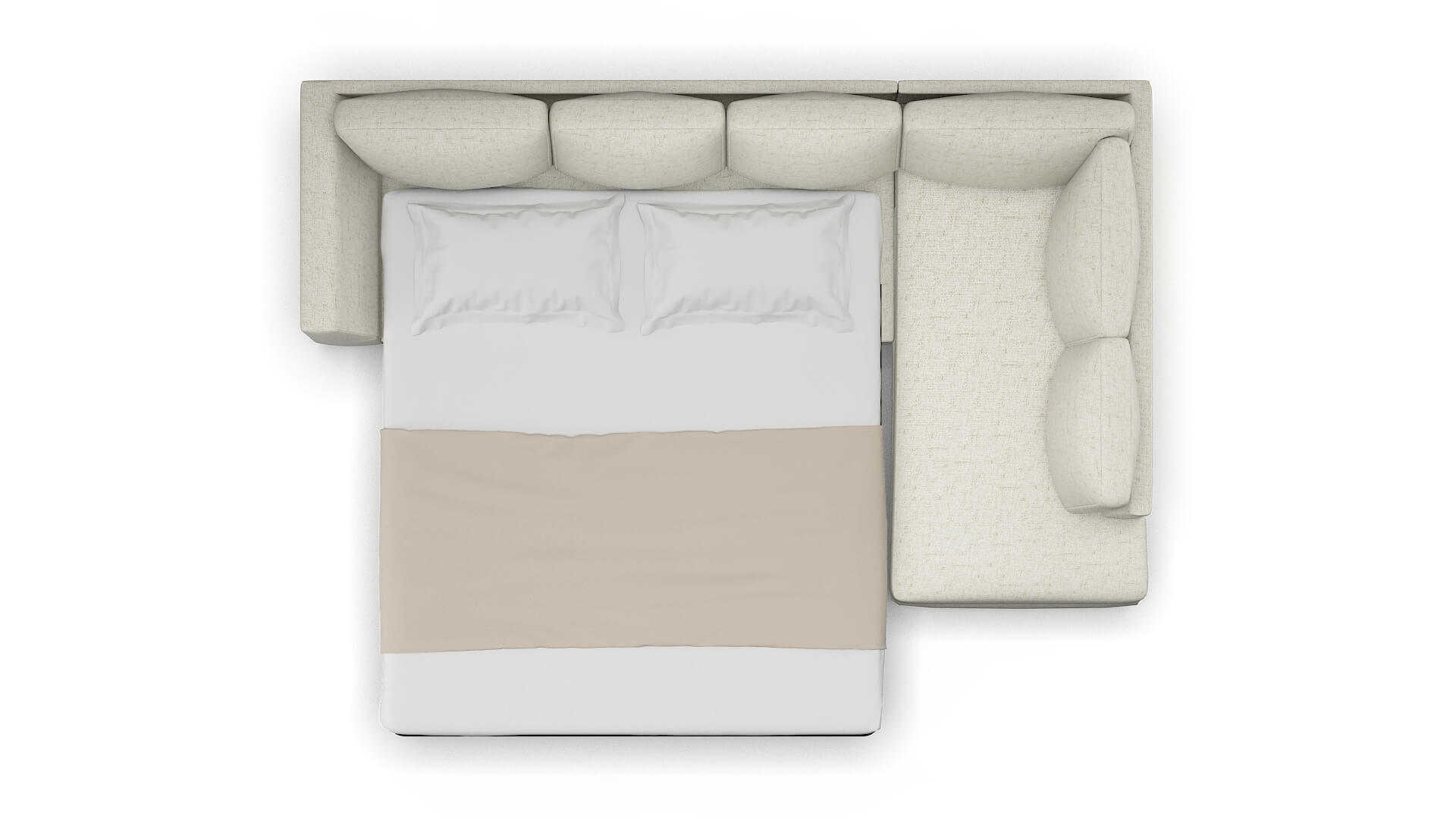 Royal Oceanside Birch Panel Sleeper Espresso legs 3