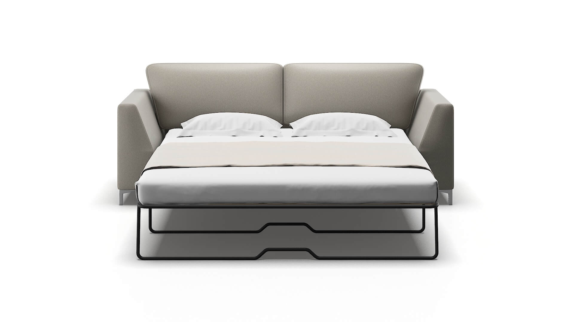 Royal Oscar Silver Sofa Sleeper Espresso legs 1