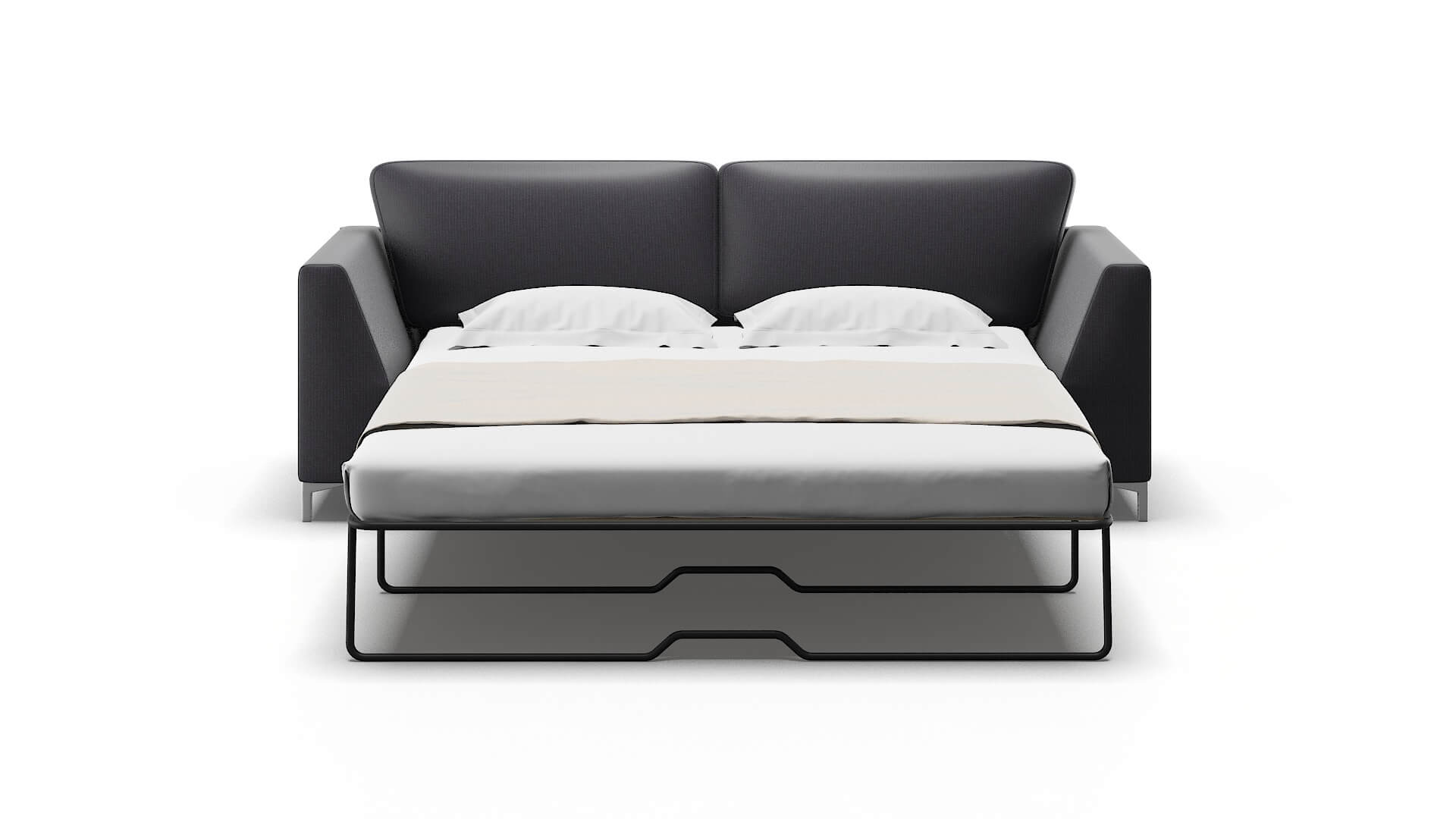 Royal Parker Charcoal Sofa Sleeper Espresso legs 1