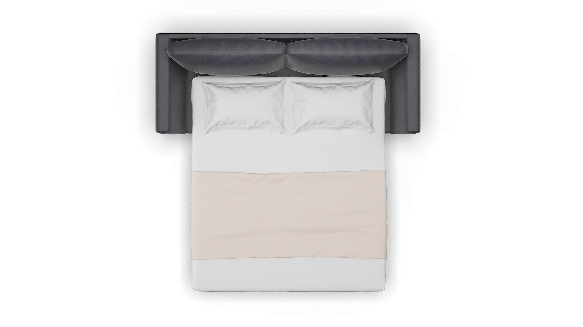 Royal Parker Charcoal Sofa Sleeper Espresso legs 3