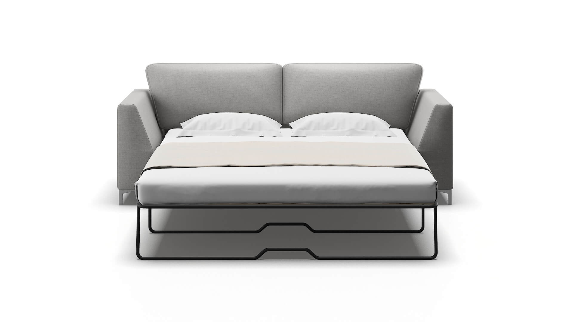 Royal Parker Silver Sofa Sleeper Espresso legs 1