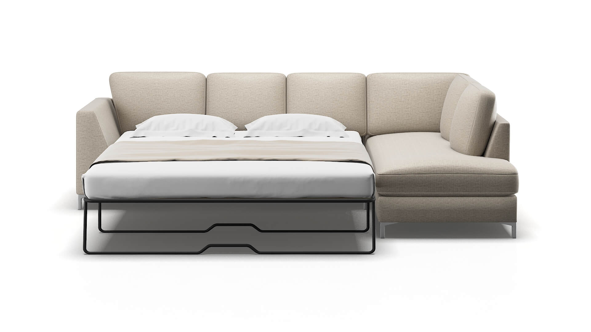 Royal Parker Wheat Panel Sleeper Espresso legs 1