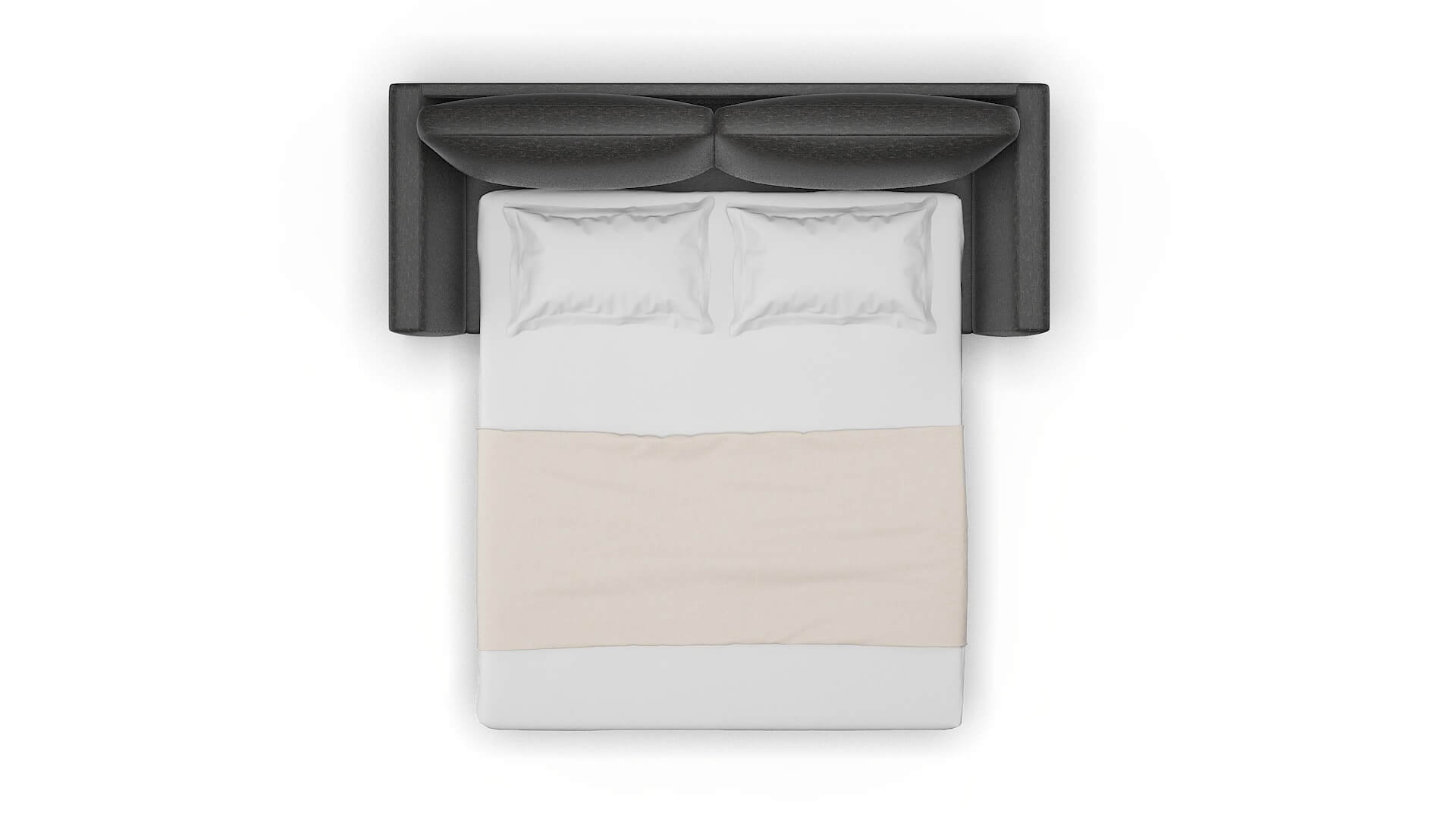 Royal Phoenix Charcoal Sofa Sleeper Espresso legs 3