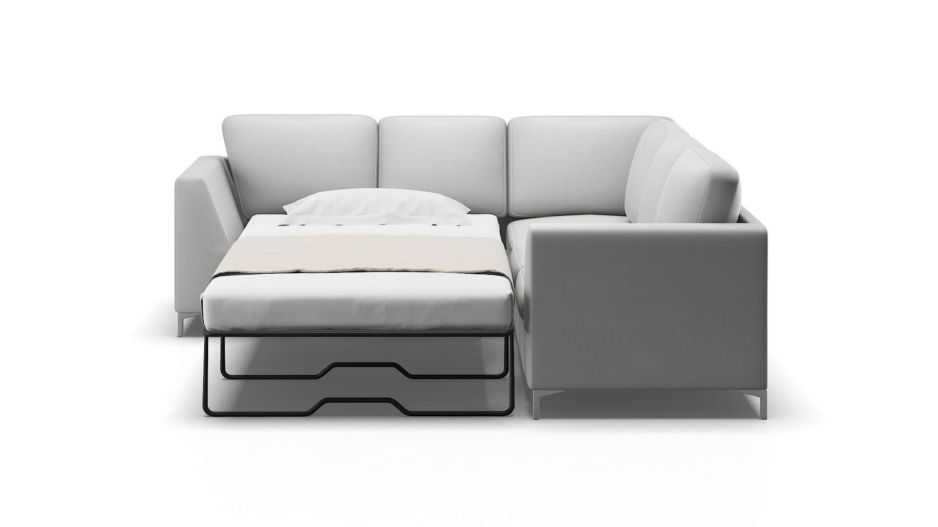 Royal Prisma Steam Sectional Sleeper Espresso legs 1