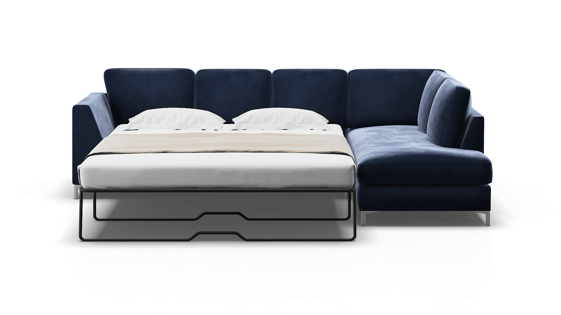 Royal Royale Cobalt Panel Sleeper Espresso legs 1