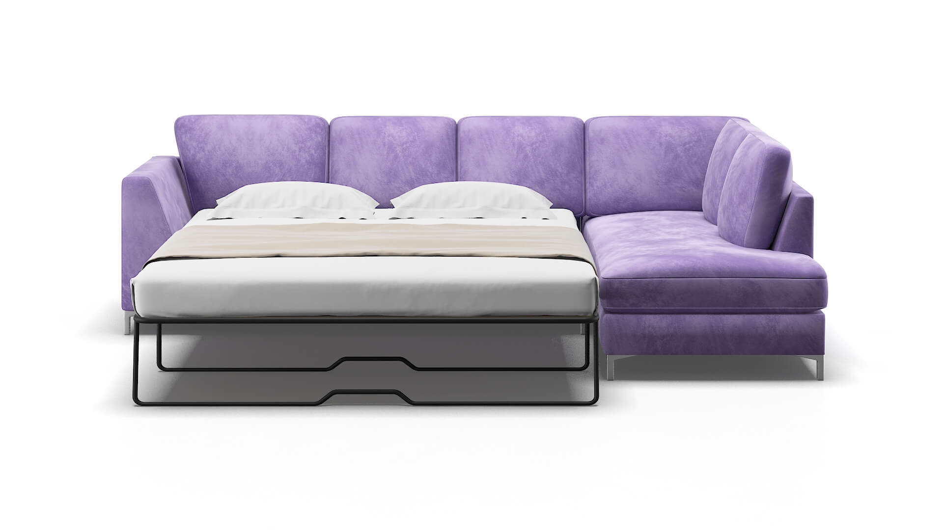 Royal Royale Lavender Panel Sleeper Espresso legs 1