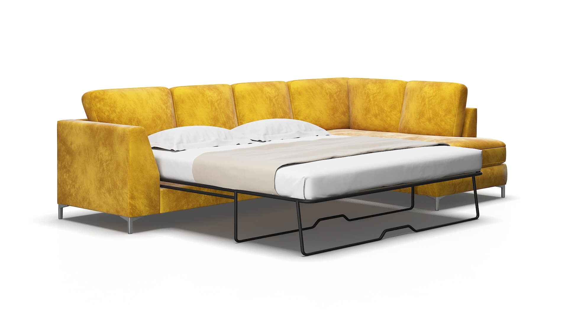 Royal Royale Marigold Panel Sleeper Espresso legs 2