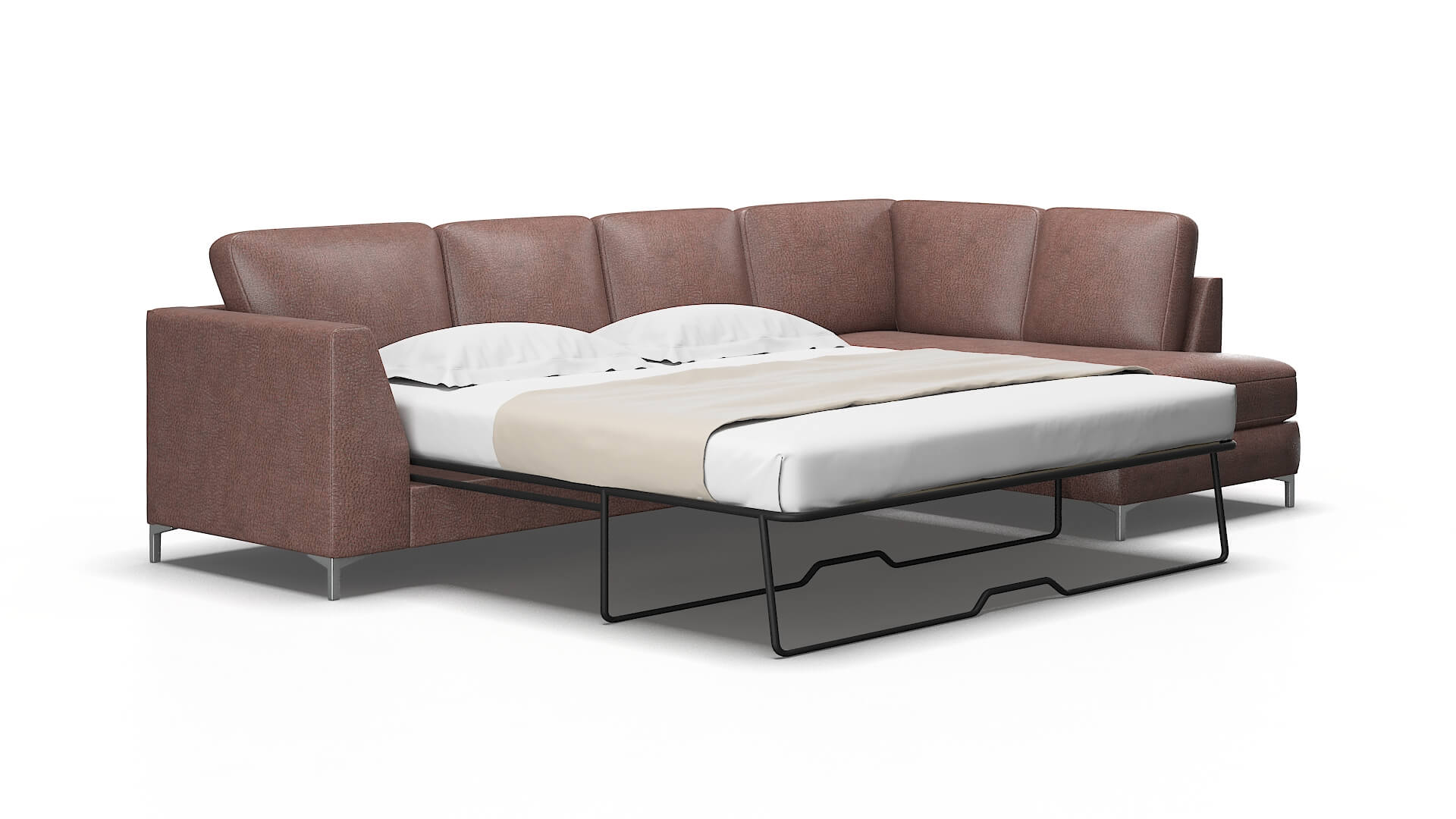 Royal Royale Mocha Panel Sleeper Espresso legs 2