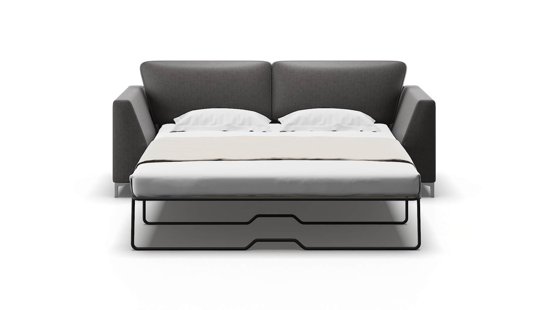 Royal Sasha Grey Sofa Sleeper Espresso legs 1