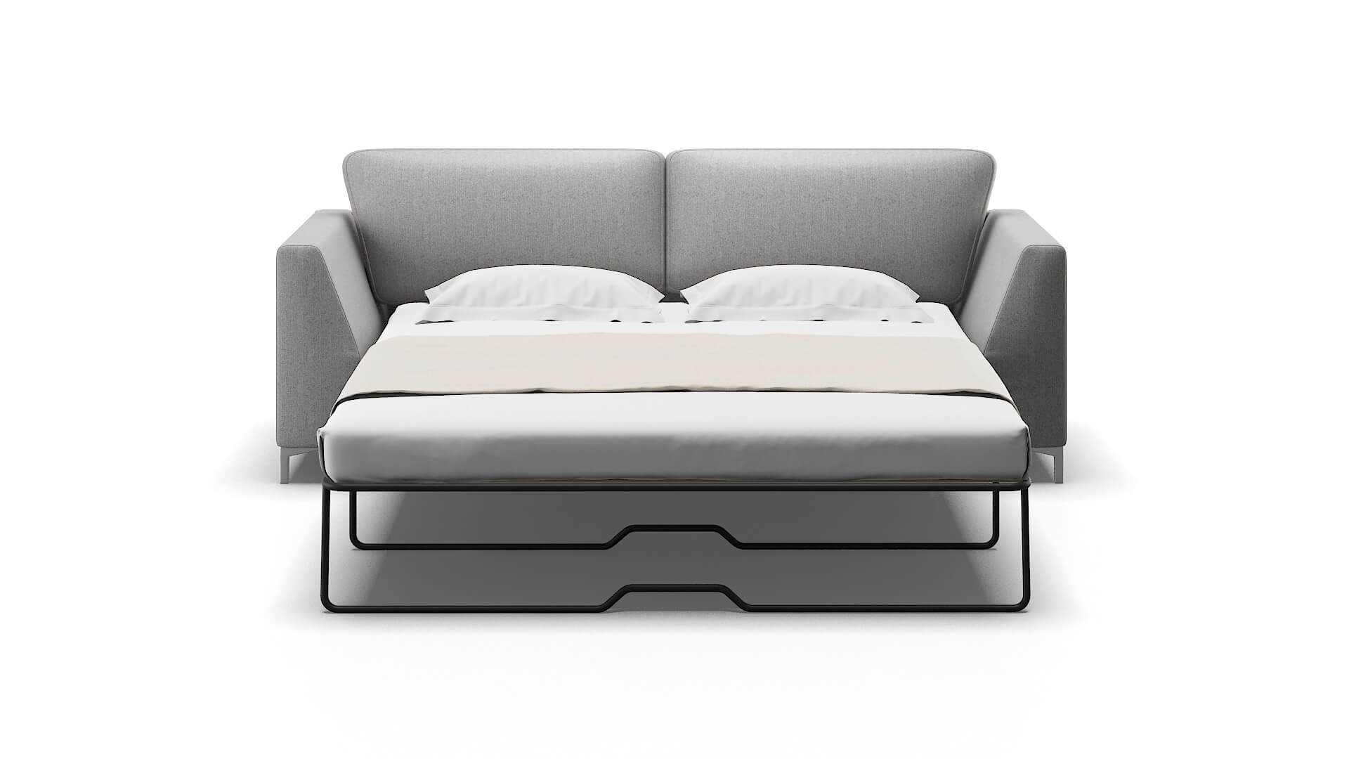 Royal Sasha Silver Sofa Sleeper Espresso legs 1