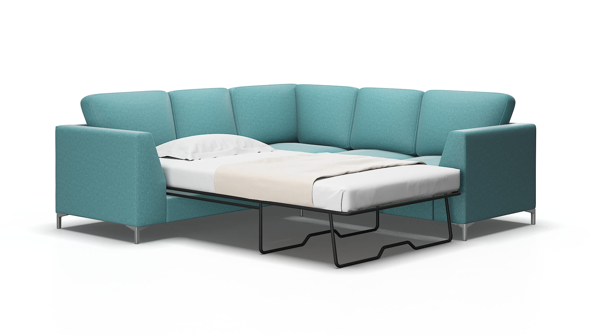 Royal Simplex Aquavita Sectional Sleeper Espresso legs 2