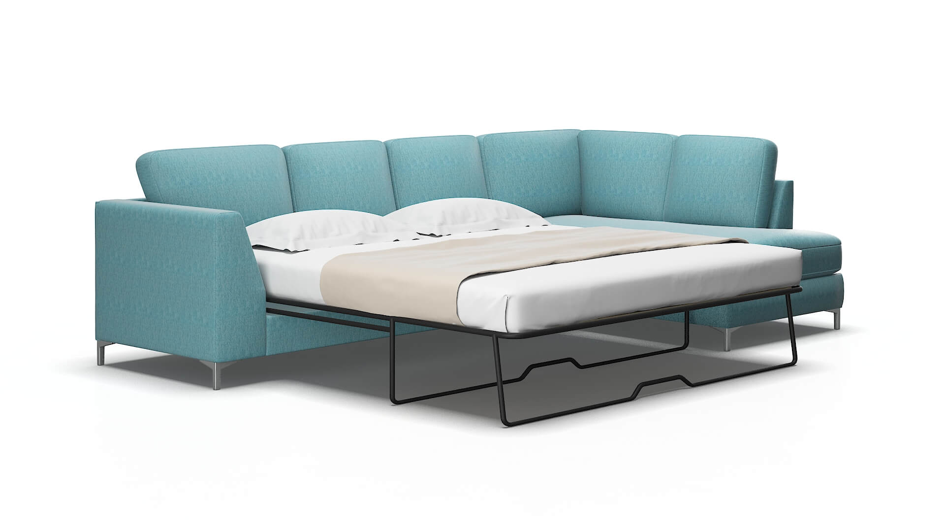 Royal Sorrento Denim Panel Sleeper Espresso legs 2