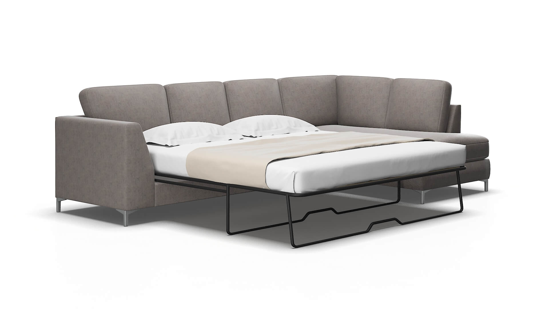 Royal Suave Slate Panel Sleeper Espresso Legs 2