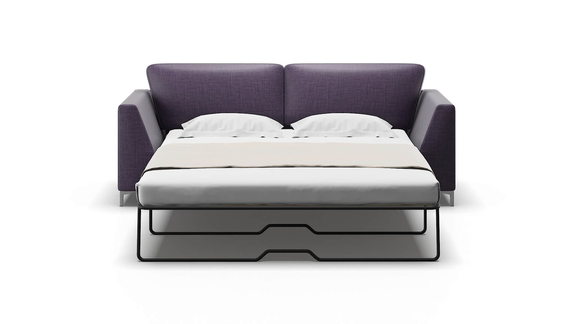 Royal Tess Blackberry Sofa Sleeper Espresso legs 1