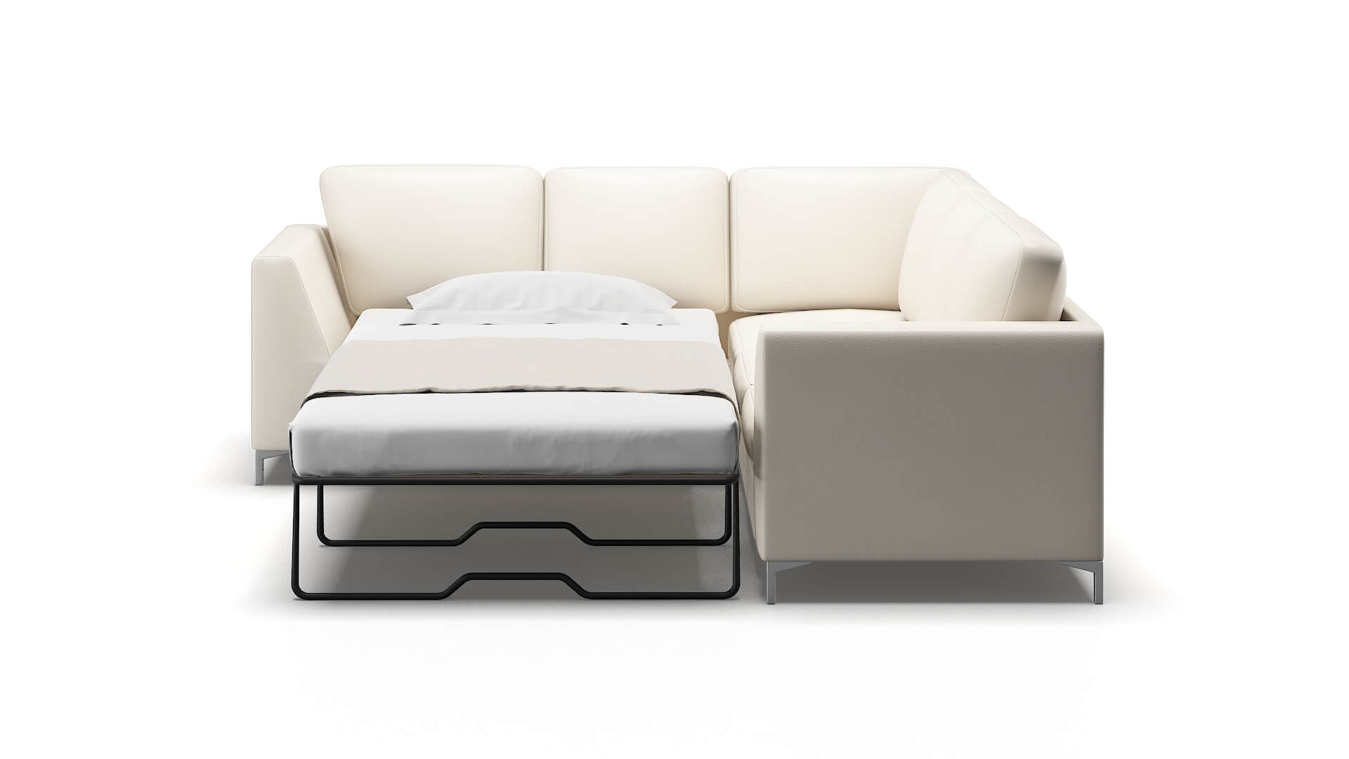 Royal Urban_d Snow Sectional Sleeper Espresso legs 1