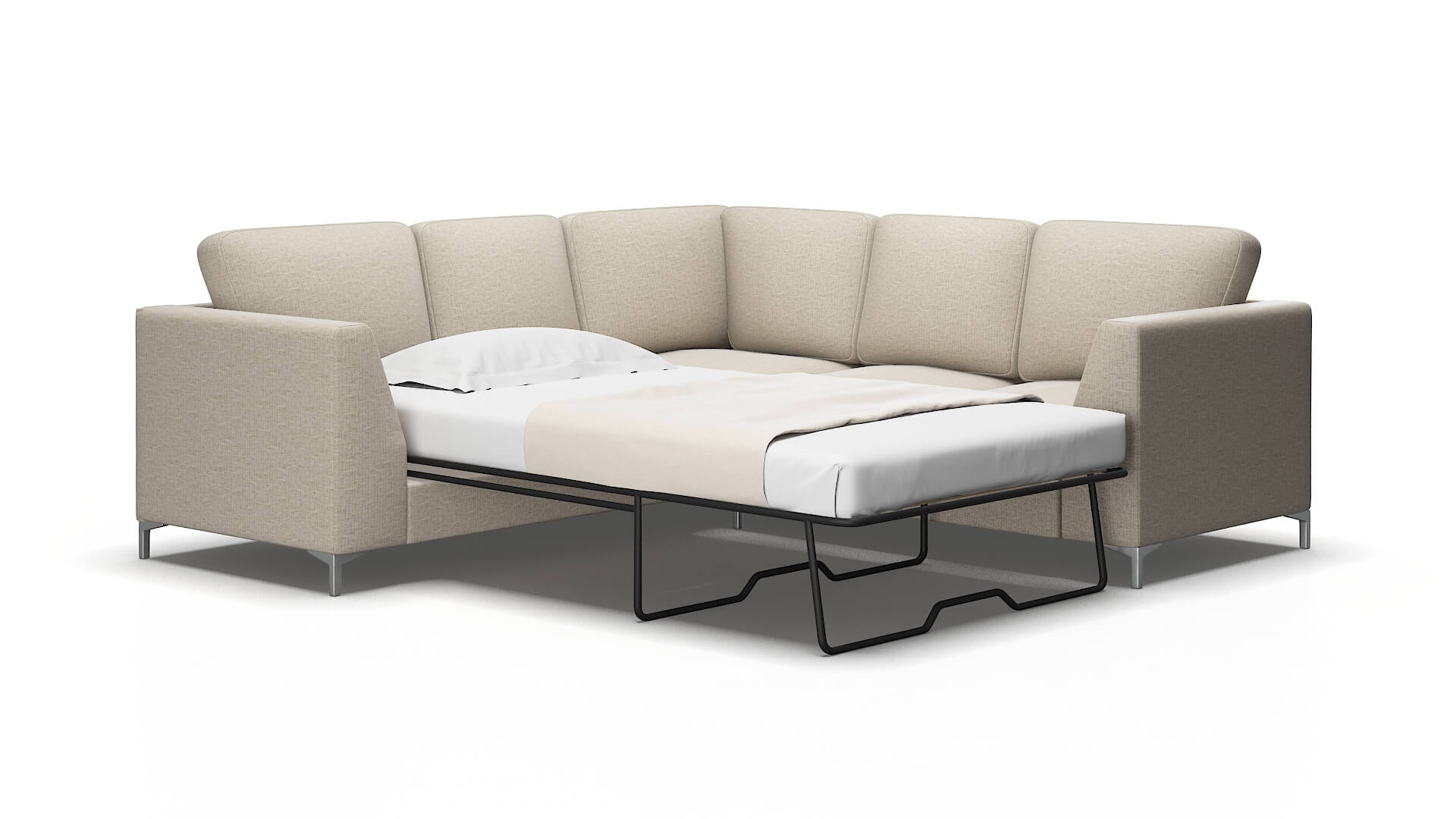 Royal Urban_d Steel Sectional Sleeper Espresso legs 2