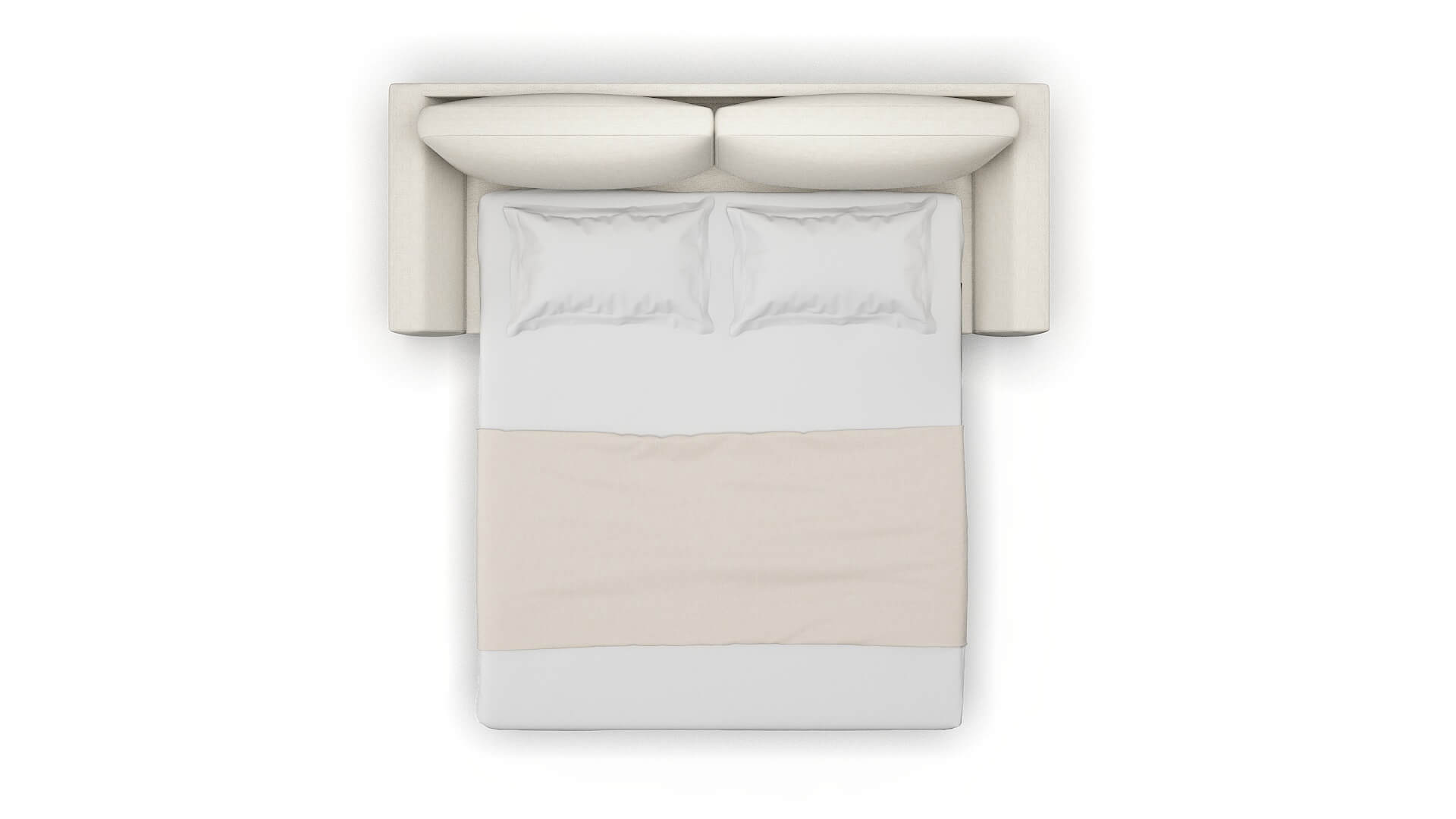 Royal Venus Cream Sofa Sleeper Espresso legs 3