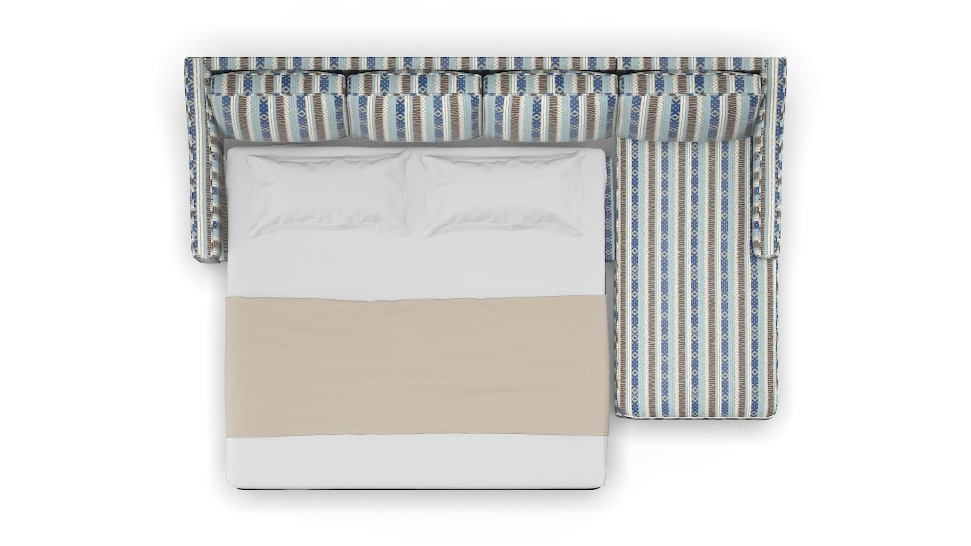 Sanda Bodhi Indigo Panel Sleeper Espresso legs 3