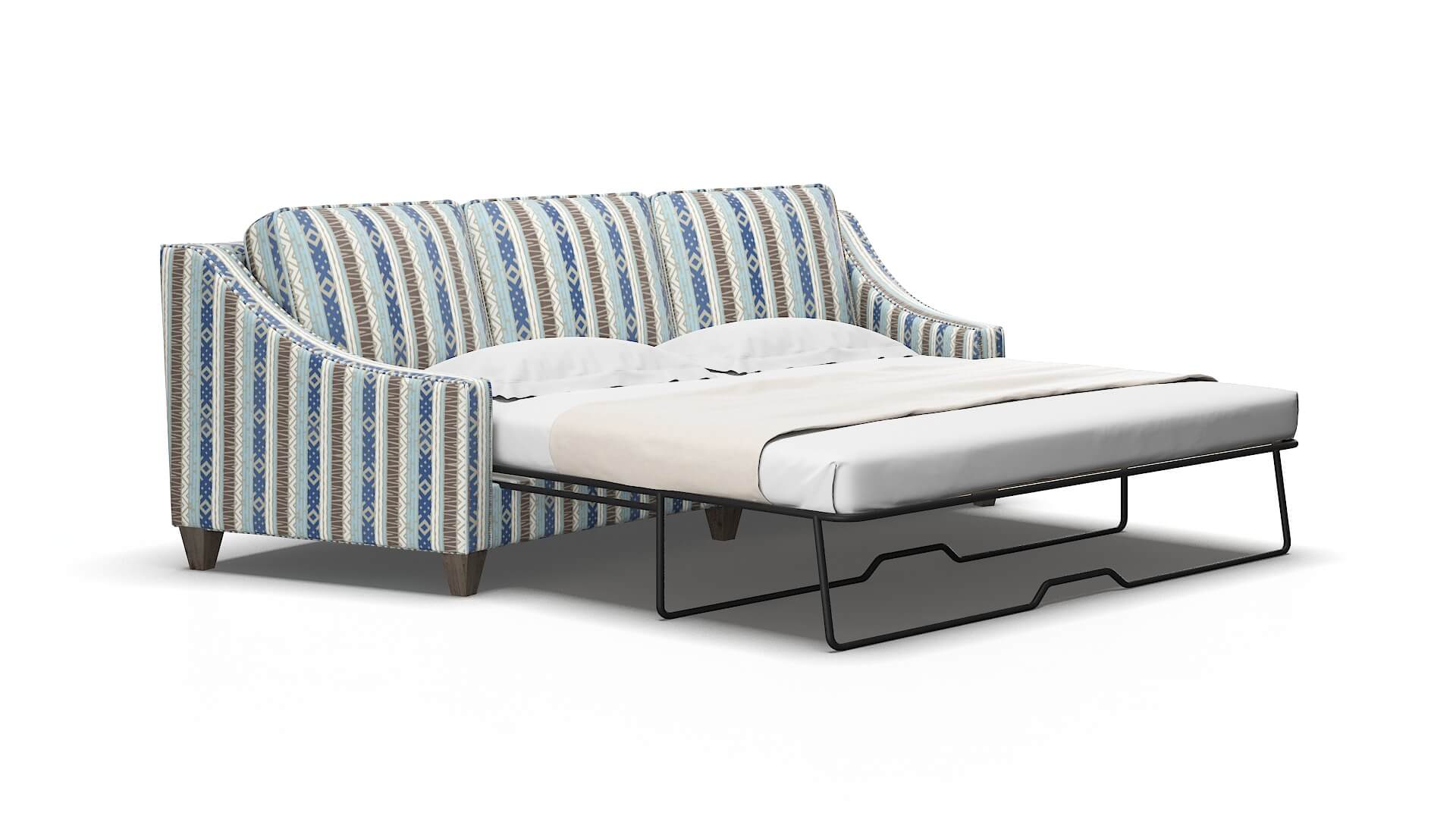 Sanda Bodhi indigo Sofa sleeper Espresso Legs  2