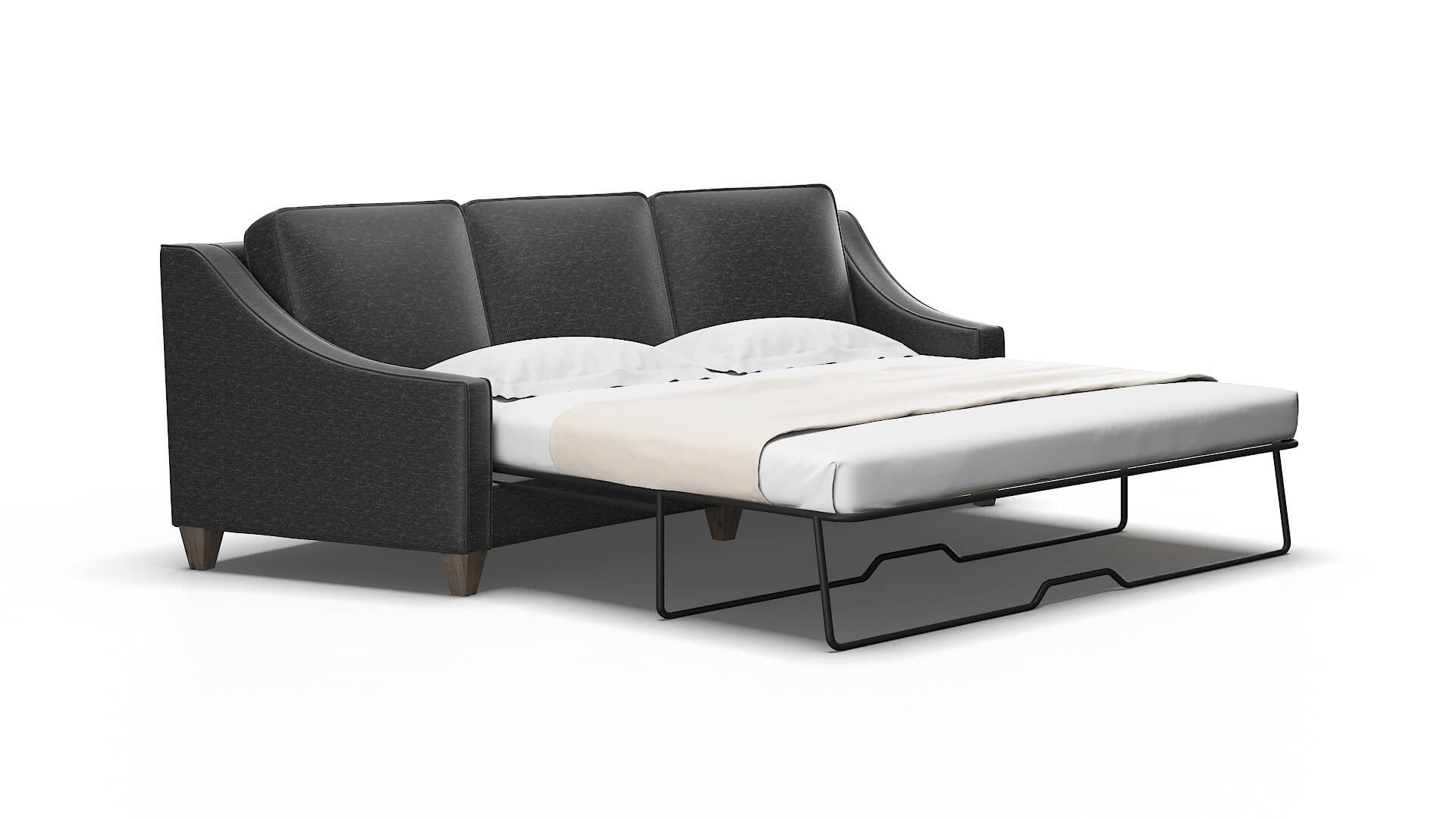 Sanda Chance denim Sofa sleeper Espresso Legs  2