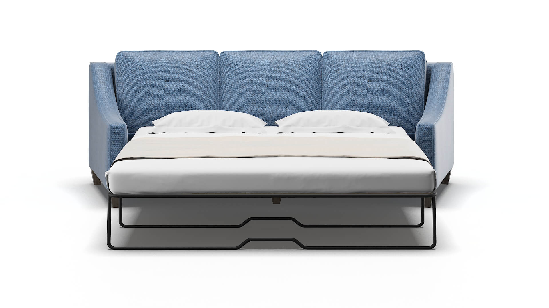 Sanda Clyde Deep_ocean Sofa Sleeper Espresso legs 1