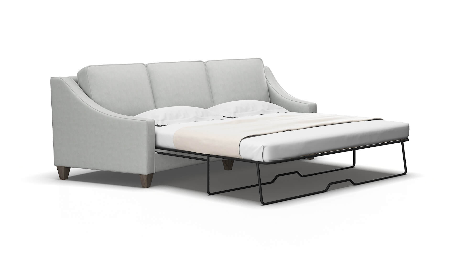 Sanda Dawson Platinum Sofa Sleeper Espresso legs 2