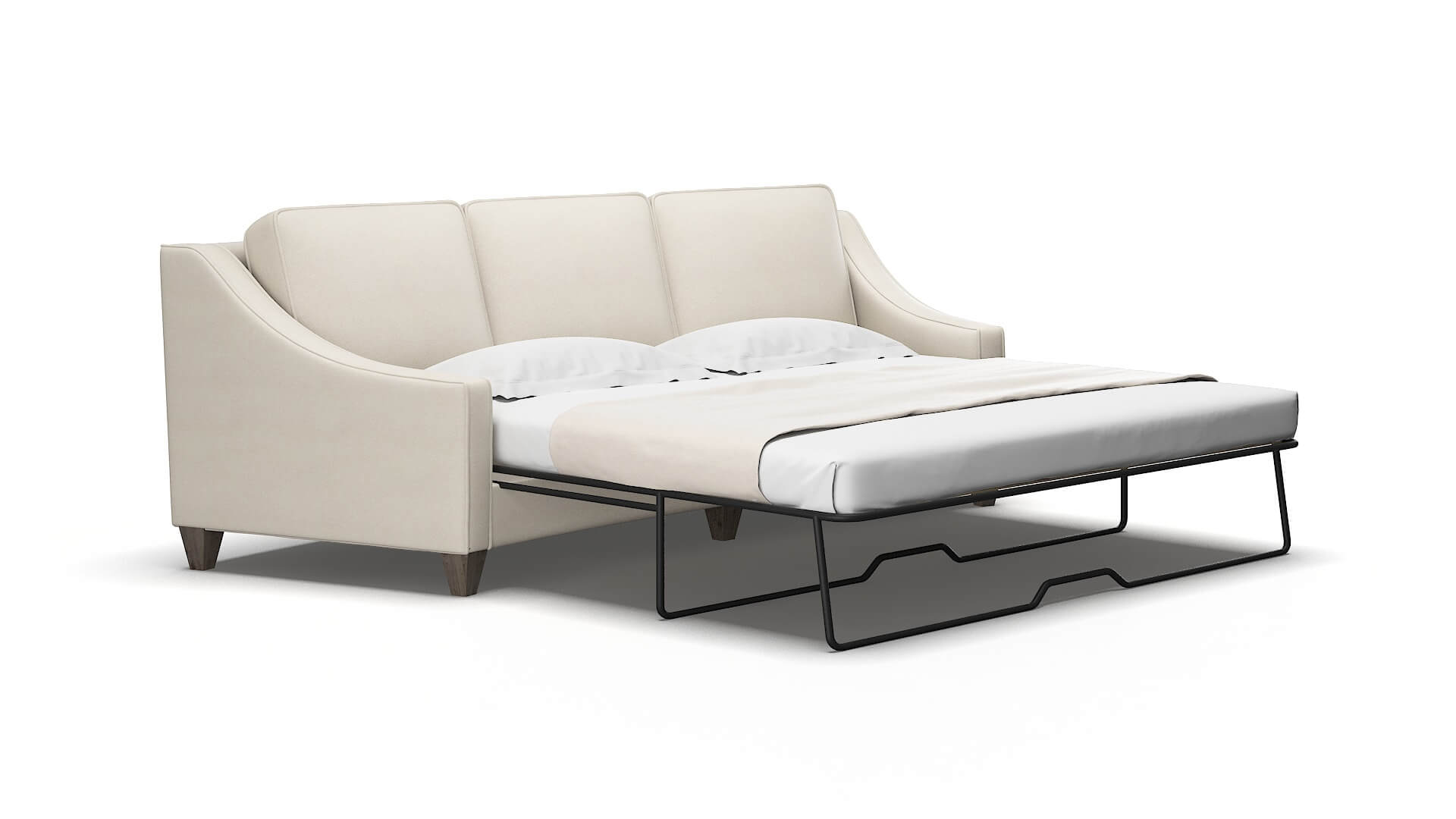 Sanda Dawson sand Sofa sleeper Espresso Legs  2