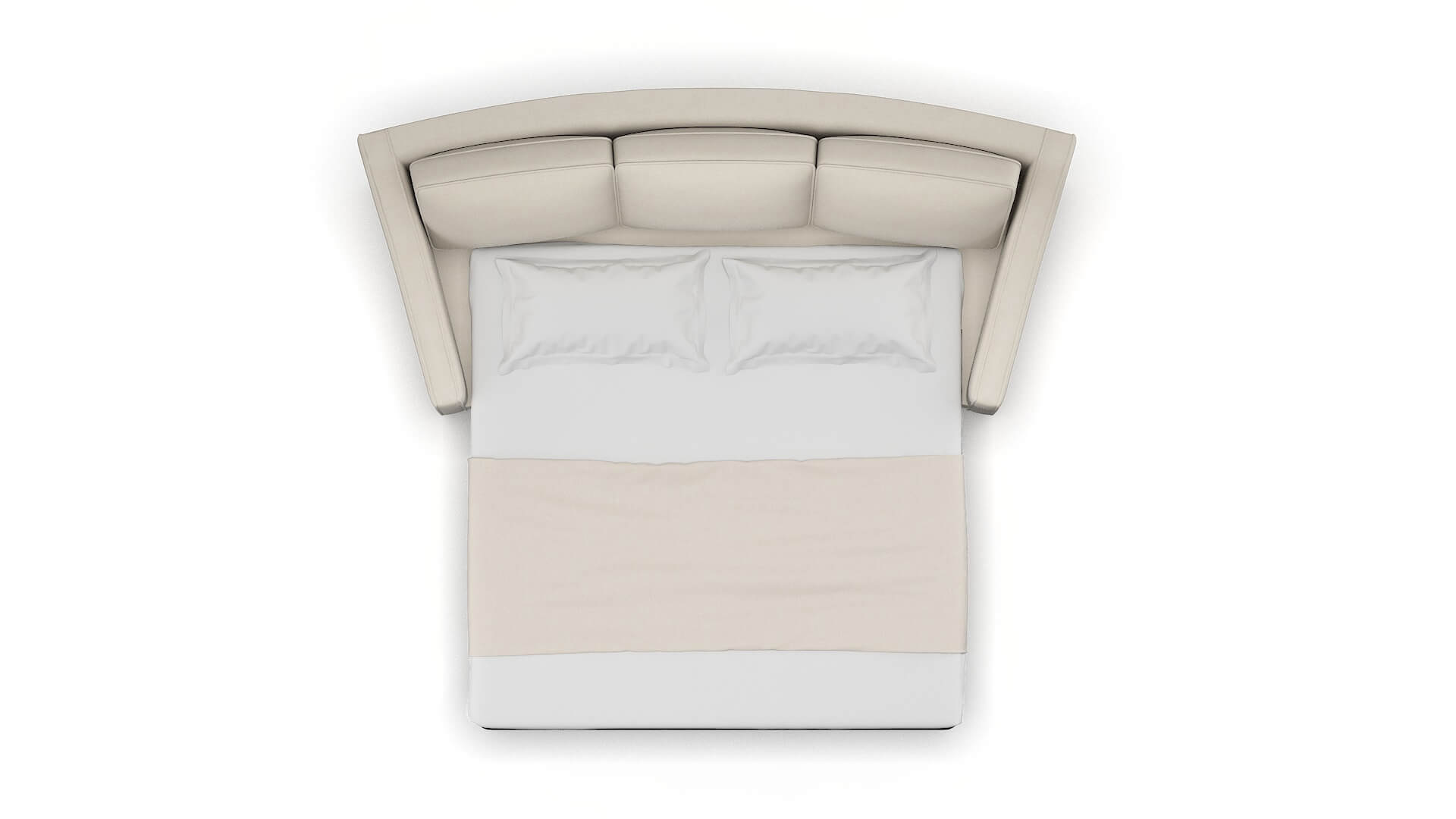 Sanda Dawson Sand Sofa Sleeper Espresso legs 3