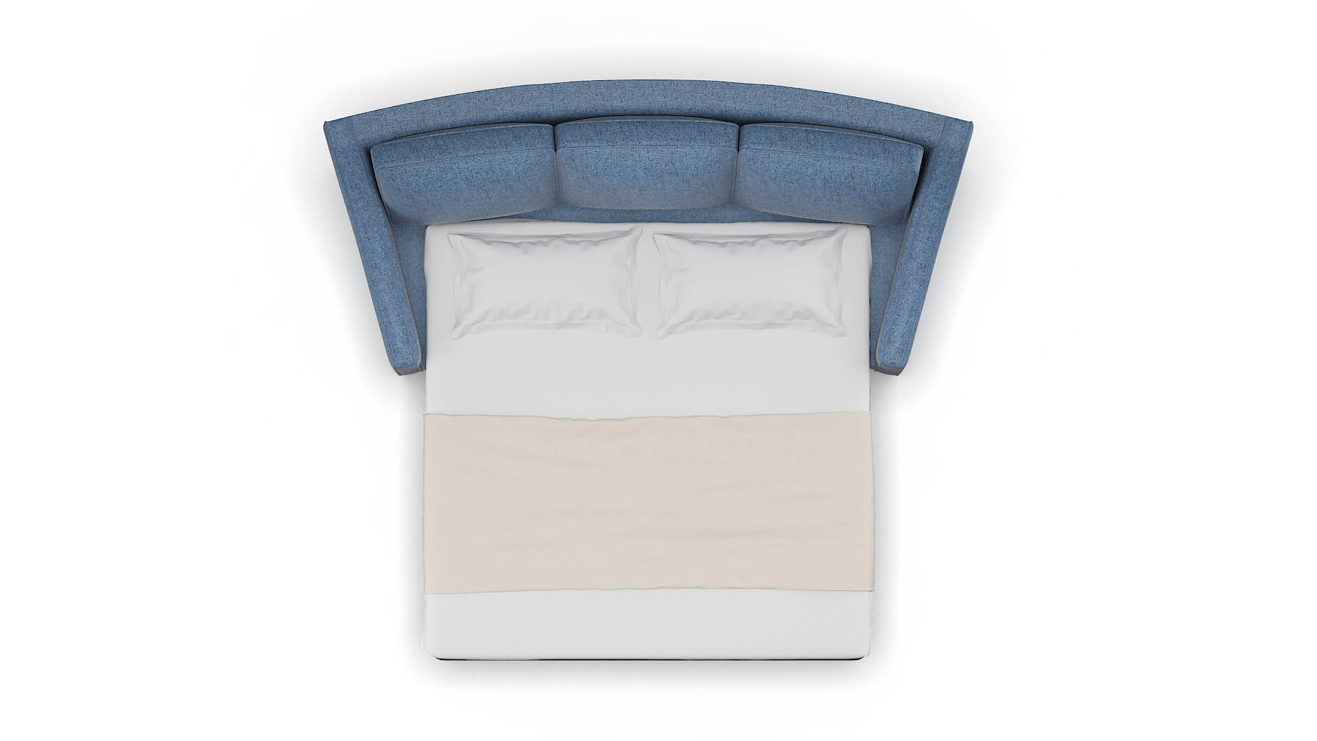 Sanda Derby Navy Sofa Sleeper Espresso legs 3