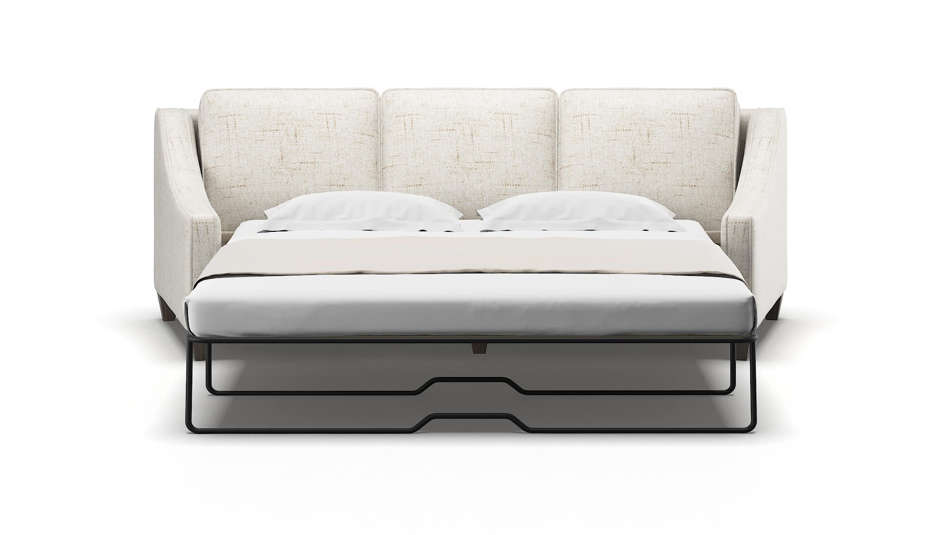 Sanda Derby Taupe Sofa Sleeper Espresso legs 1