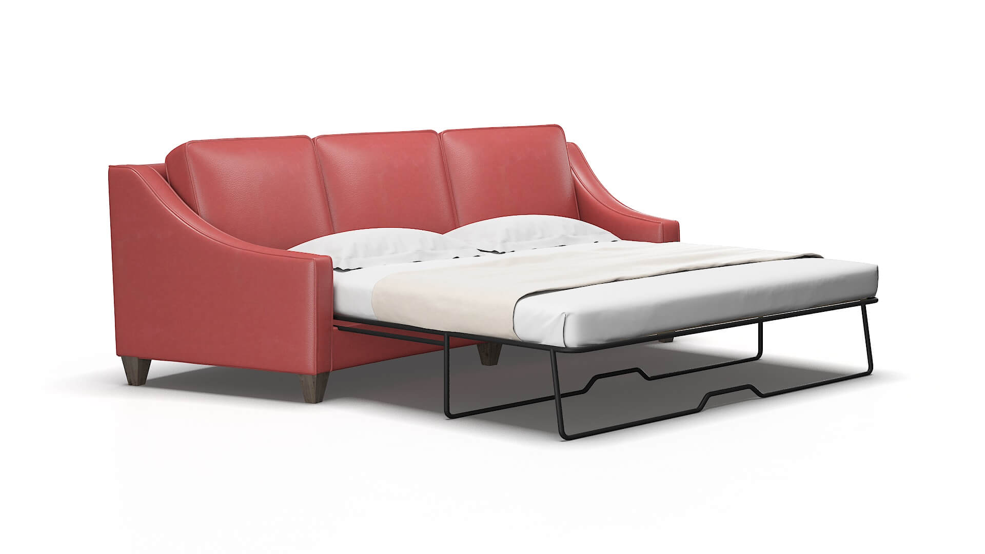 Sanda Dillion Cordovan Sofa Sleeper Espresso legs 2