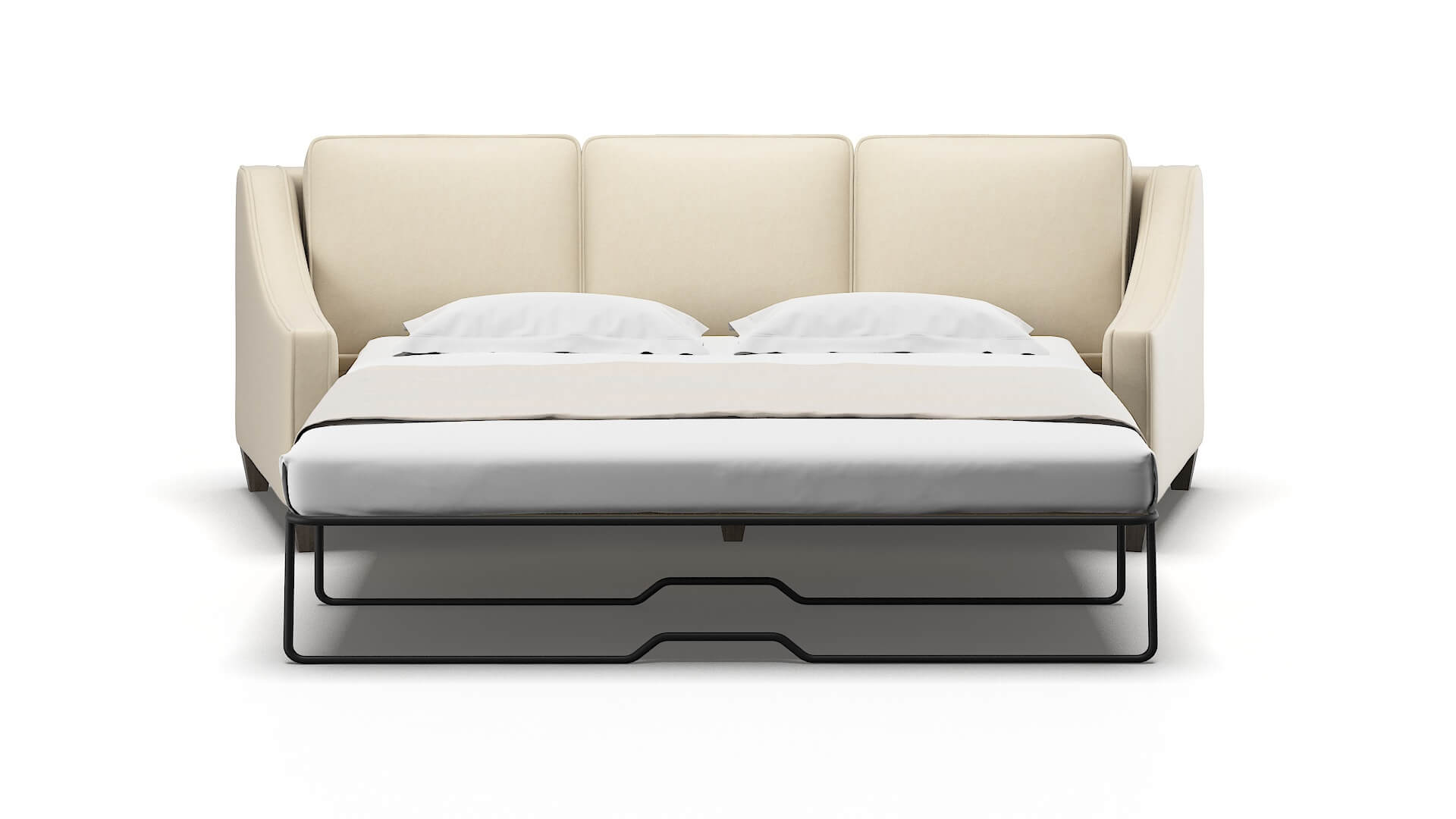 Sanda Dream_d Almond Sofa Sleeper Espresso legs 1
