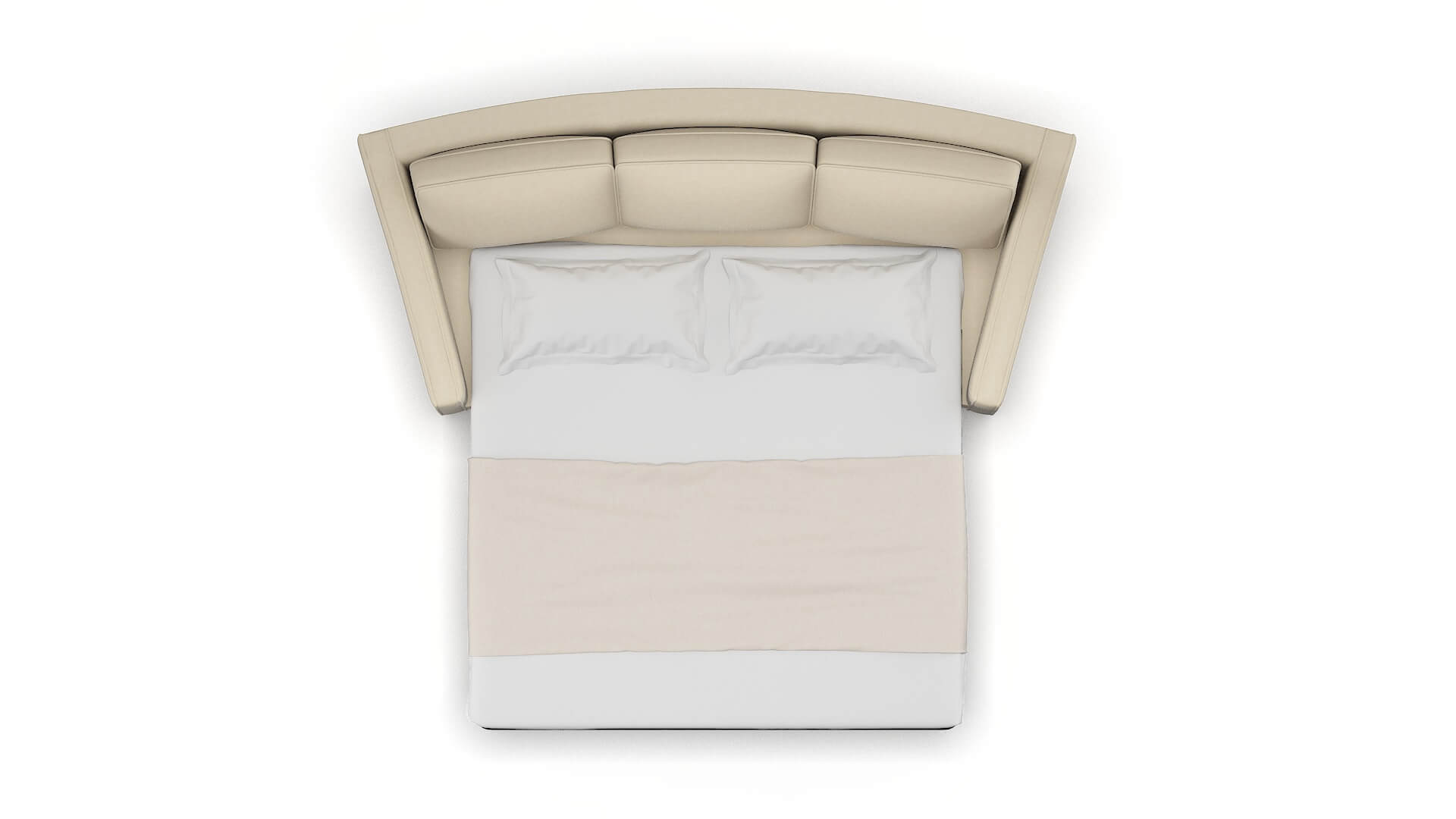 Sanda Dream_d Almond Sofa Sleeper Espresso legs 3