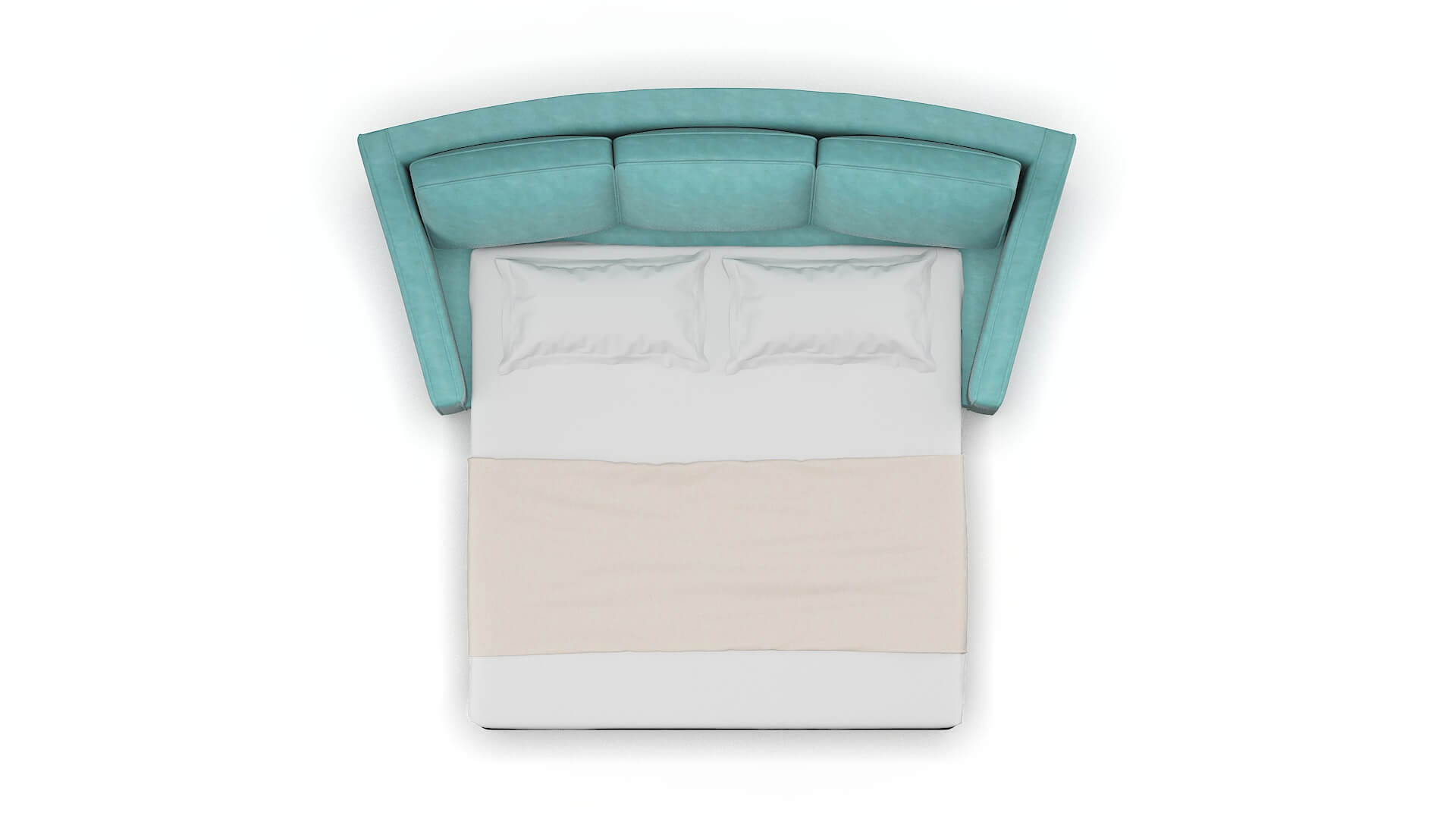 Sanda Dream_d French_blue Sofa Sleeper Espresso legs 3