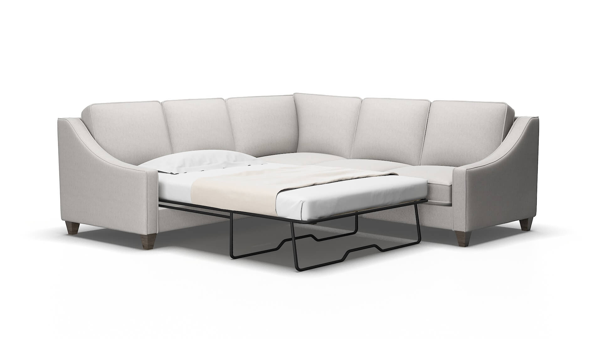 Sanda Dream_d sterling Sectional sleeper Espresso Legs  2