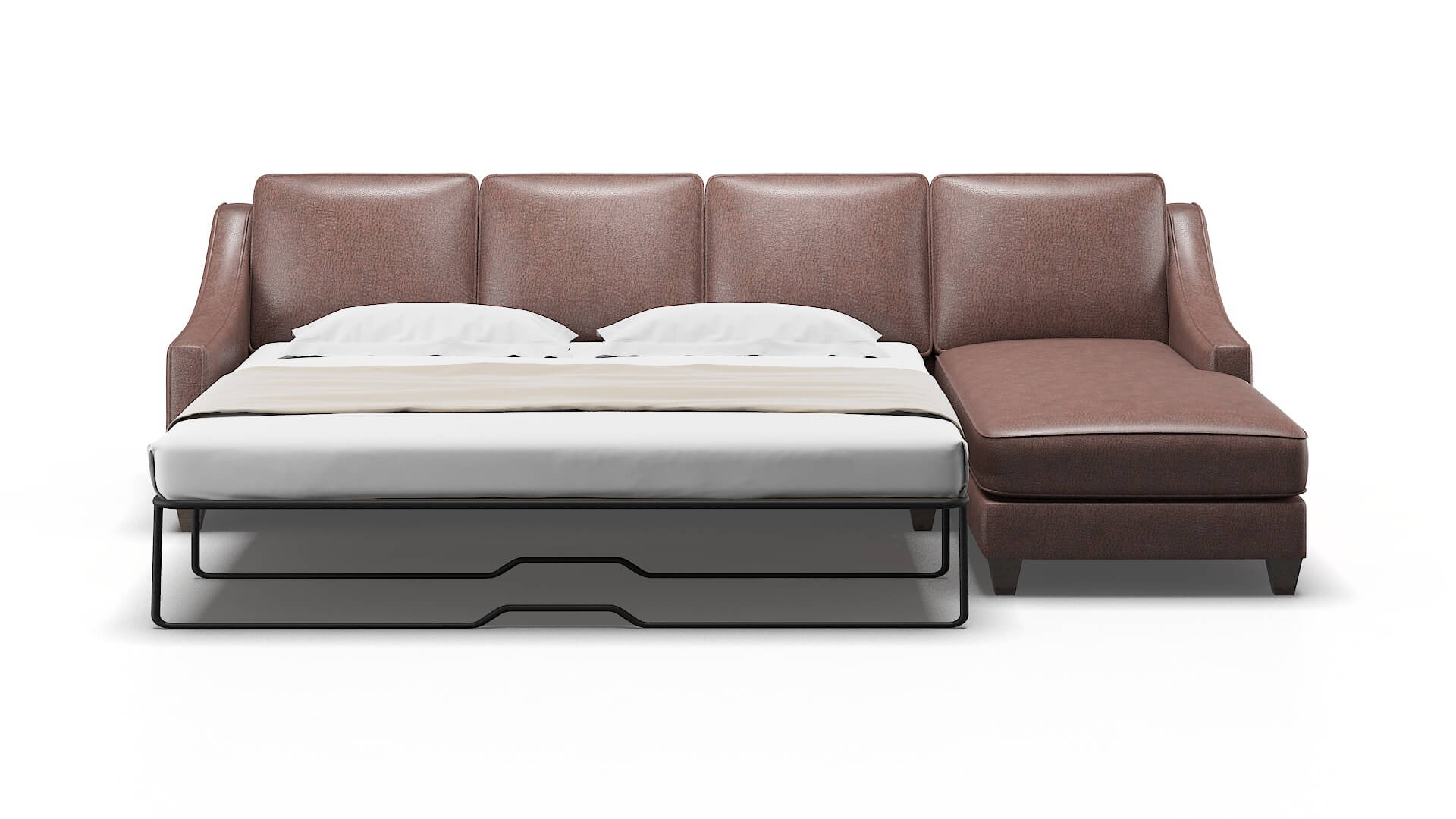 Sanda Ford Brown Panel Sleeper Espresso legs 1