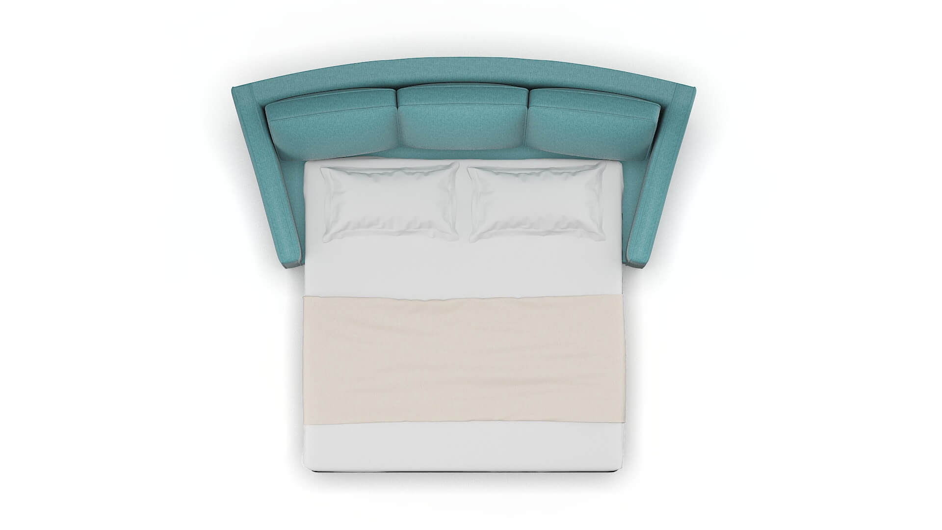 Sanda Hepburn_hrp Emerald Sofa Sleeper Espresso legs 3