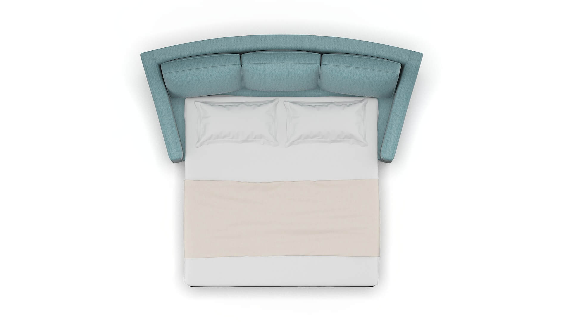 Sanda Insight Peacock Sofa Sleeper Espresso legs 3