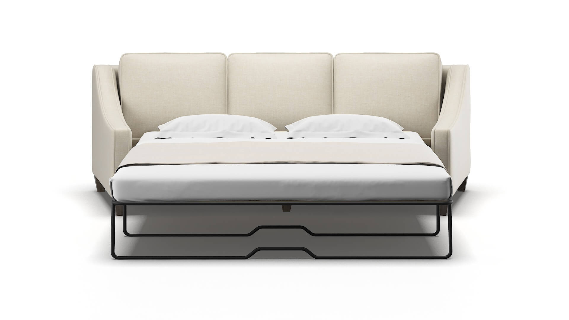 Sanda Keylargo Almond Sofa Sleeper Espresso legs 1