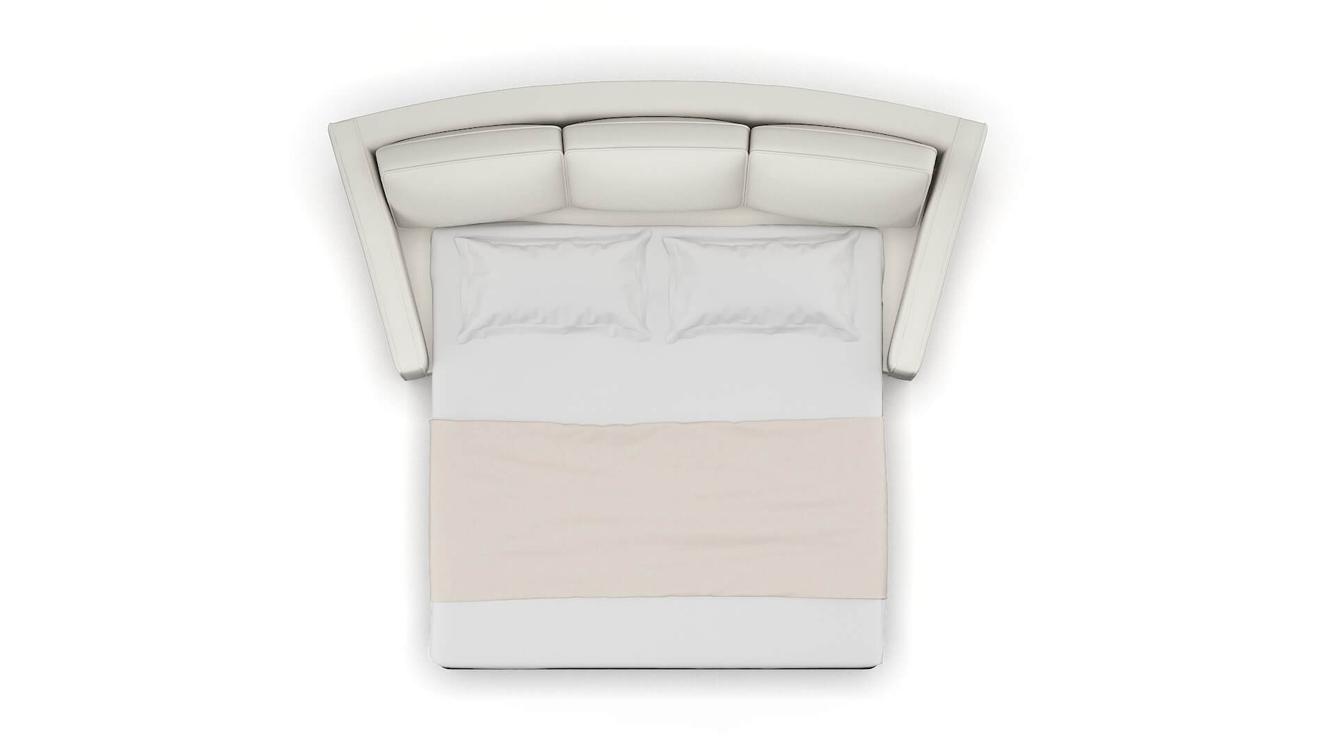 Sanda Keylargo Oatmeal Sofa Sleeper Espresso legs 3