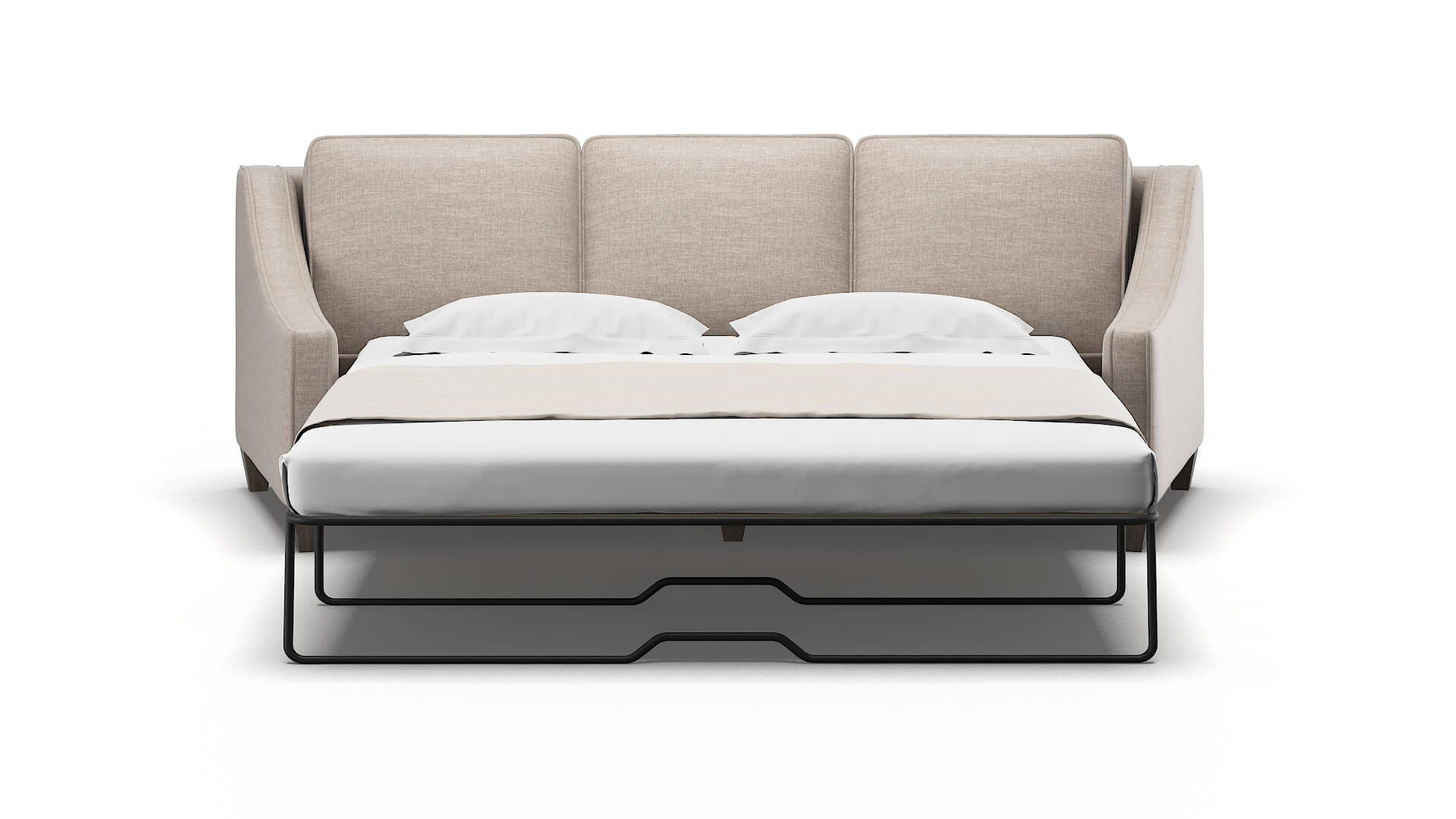 Sanda Keylargo Pumice Sofa Sleeper Espresso legs 1