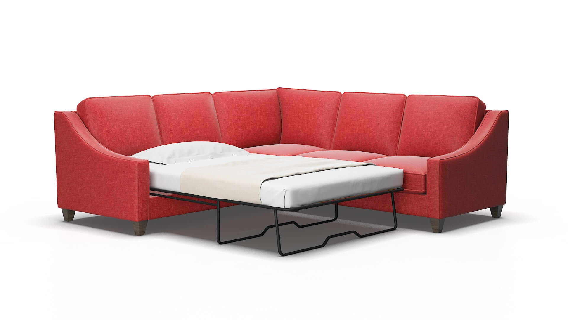 Sanda Keylargo Ruby Sectional Sleeper Espresso legs 2