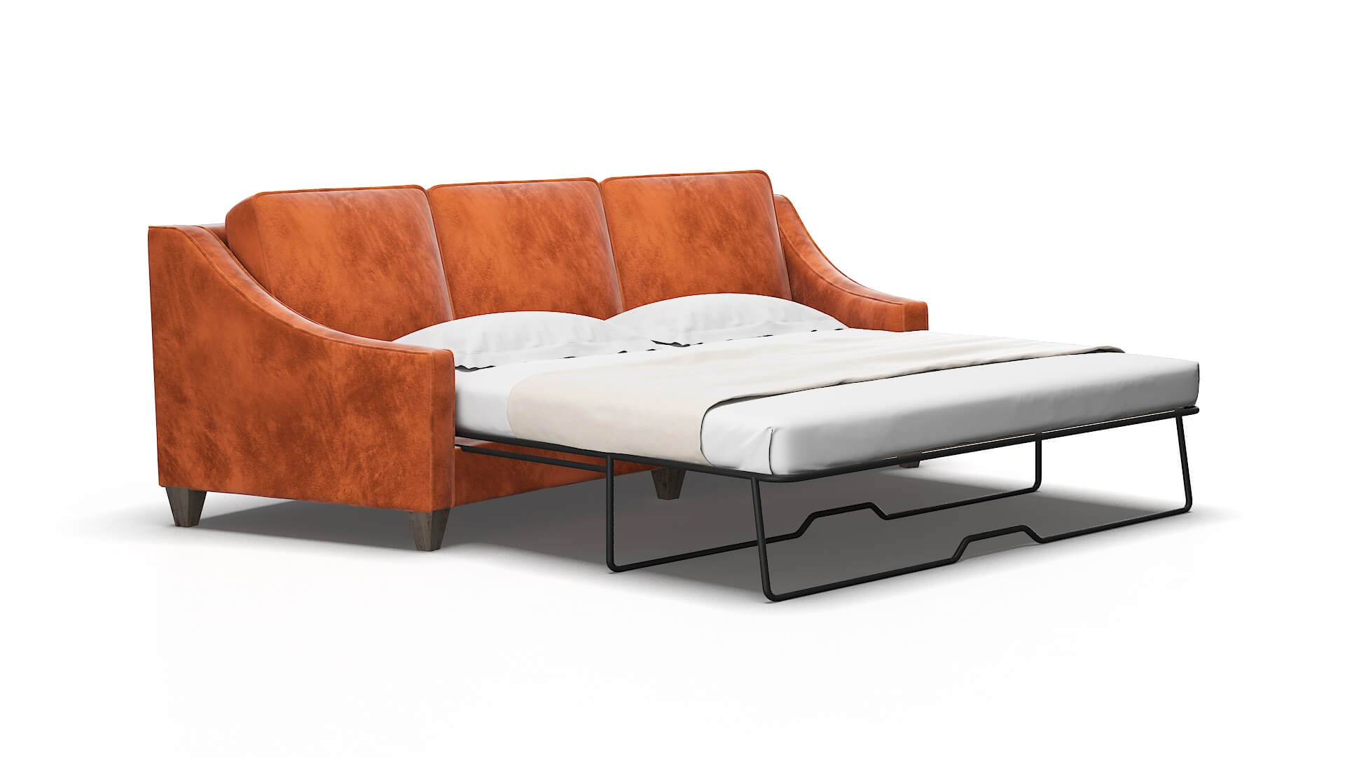 Sanda Loft copper Sofa sleeper Espresso Legs  2