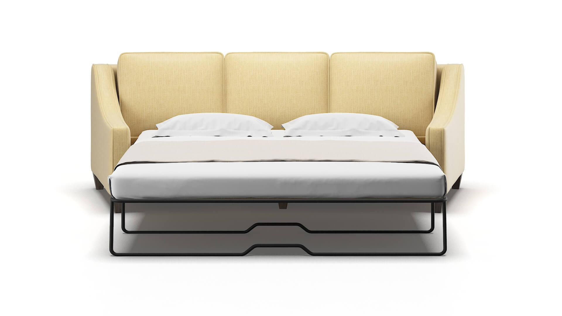 Sanda Malibu Maize Sofa Sleeper Espresso legs 1