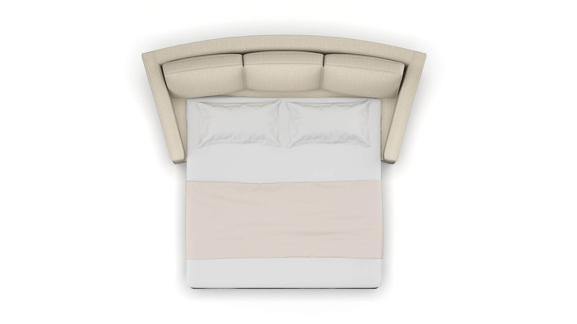 Sanda Malibu Sand Sofa Sleeper Espresso legs 3