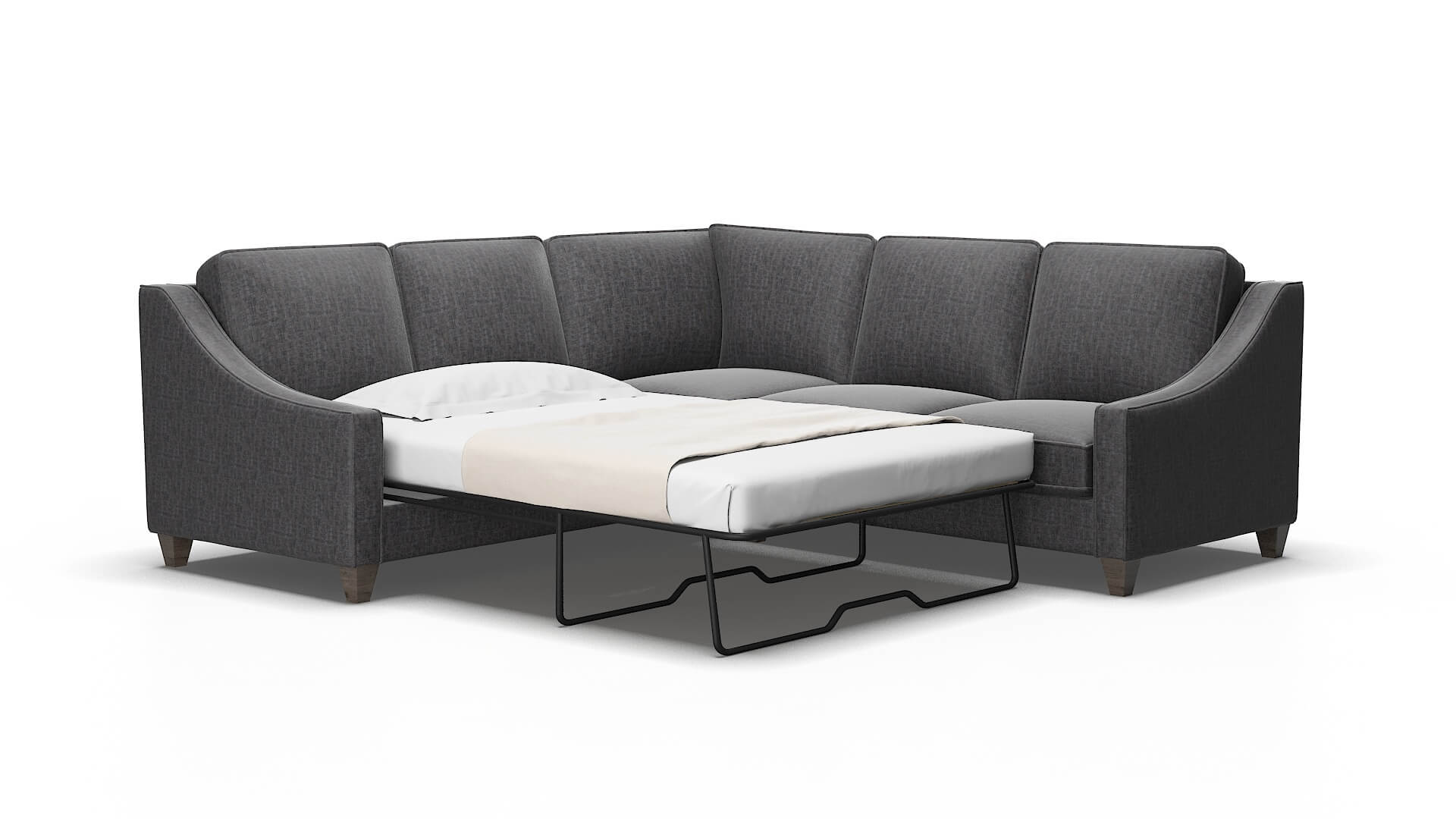 Sanda Marcy baltic Sectional sleeper Espresso Legs  2