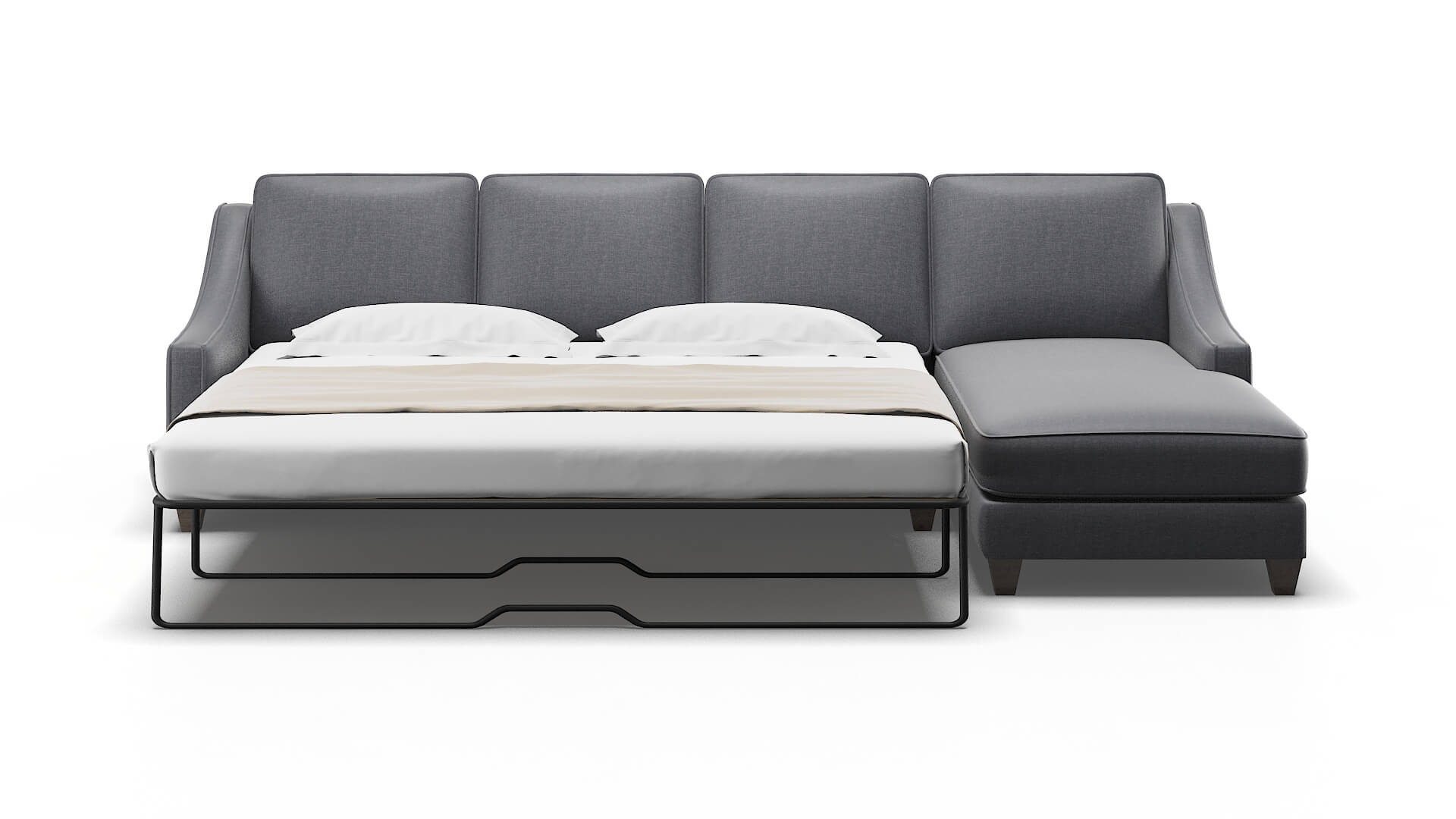 Sanda Notion Graphite Panel Sleeper Espresso legs 1